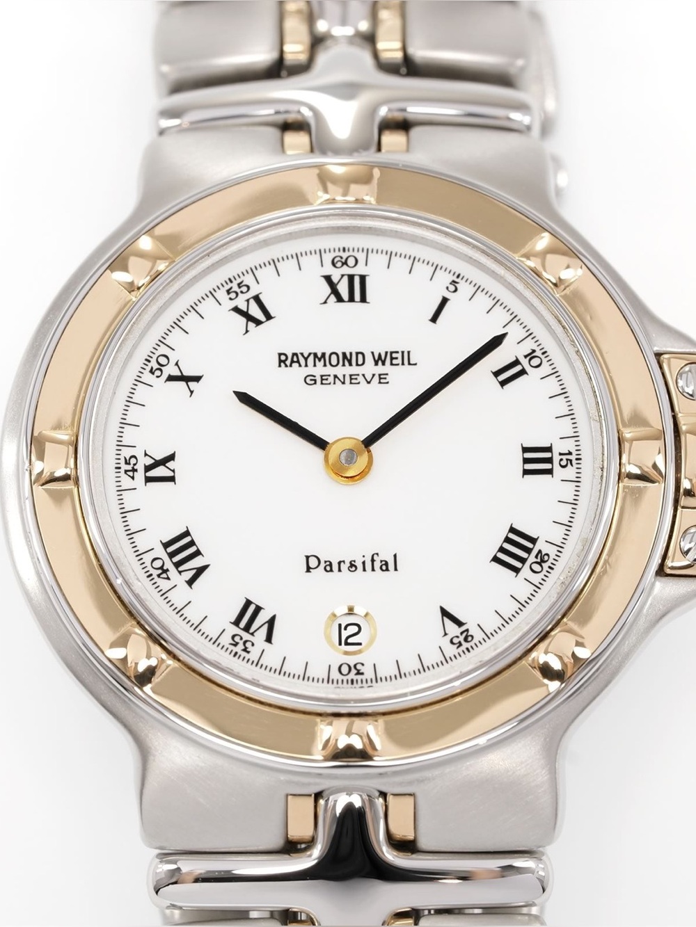 Raymond Weil Parsifal two-tone watch— silver stainless steel and 18k yellow gold - Picture 10 of 14